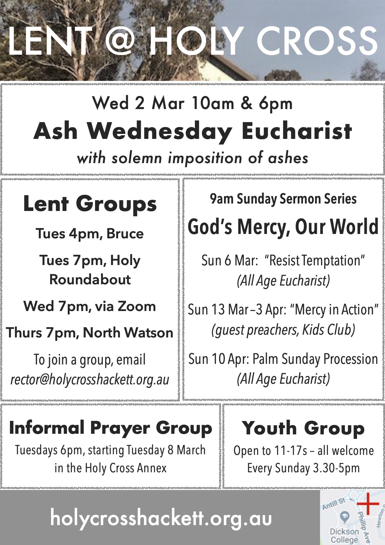 Holy Cross Anglican Church Hackett – Following Jesus and building ...